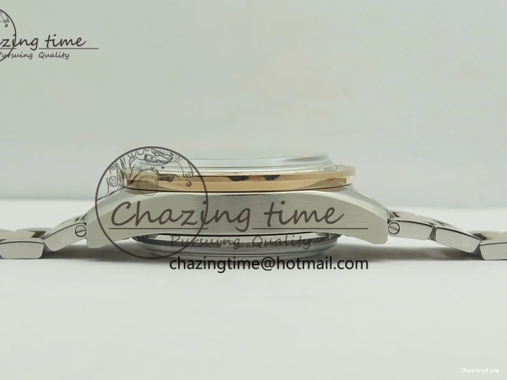 0327 Thermal Speedmaster ’57 Co-Axial SS RG OMF 1:1 Best Edition White Dial On SS RG Bracelet A9300 (Free Leather Strap) 8074